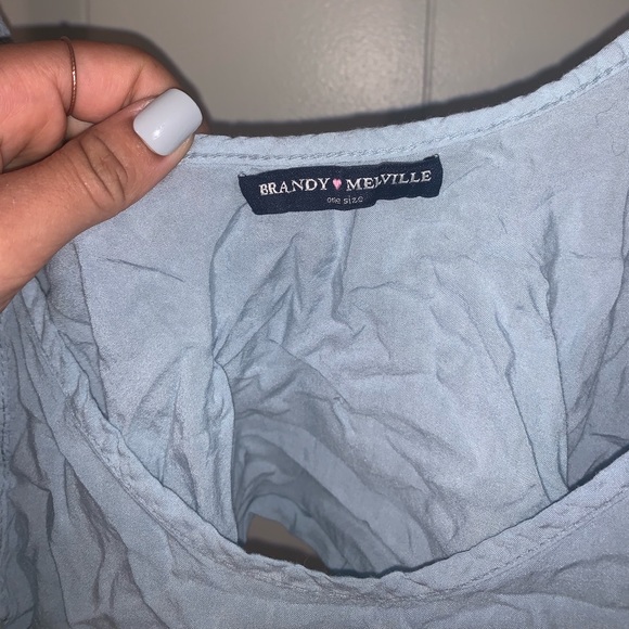 Brandy Melville Tops - Baby blue Brandy Melville tank top